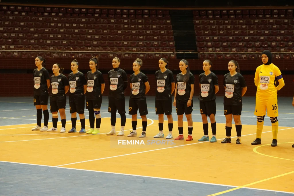 equipe jfkhroub féminin futsal فريف شباب فوتبول الخروب النسوي كرة القدم داخل القاعة